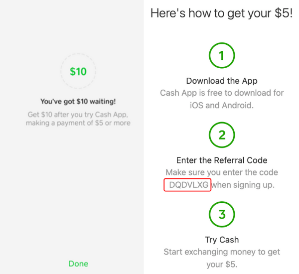 cash app free money code