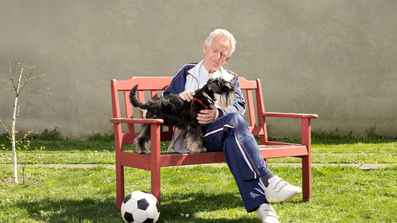 old-man-with-dog
