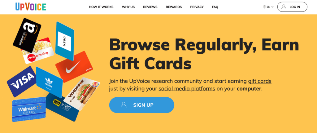 up voice browser