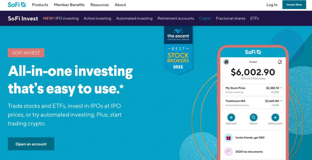sofi invest for referring friends