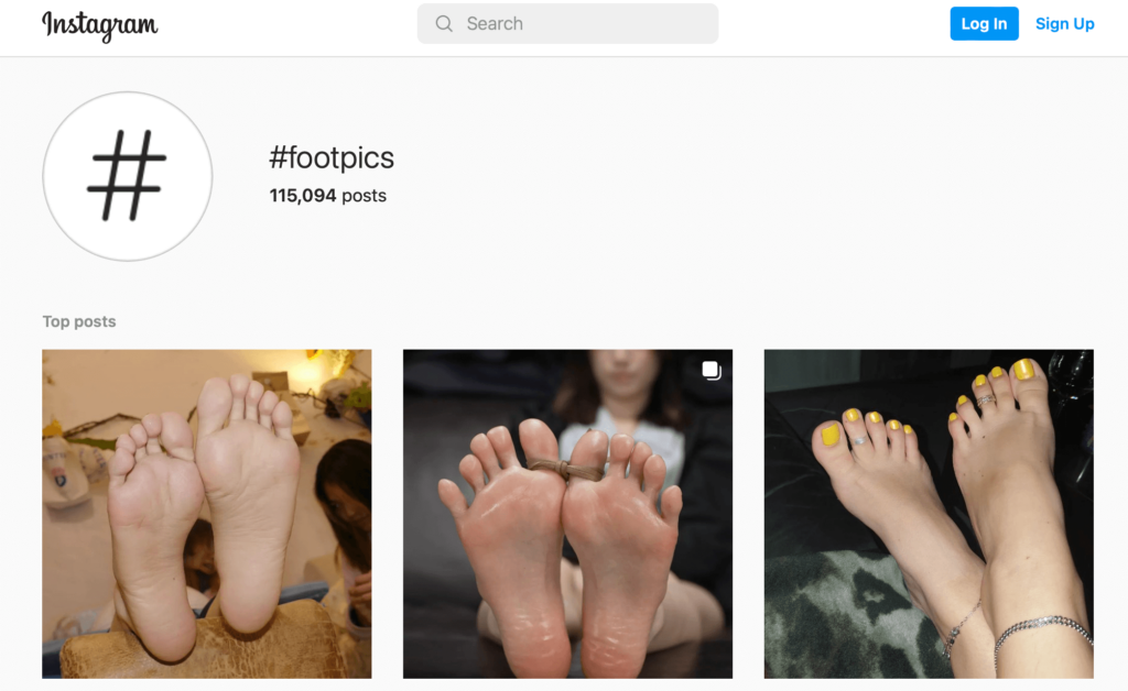 Instagram sell feet pictures