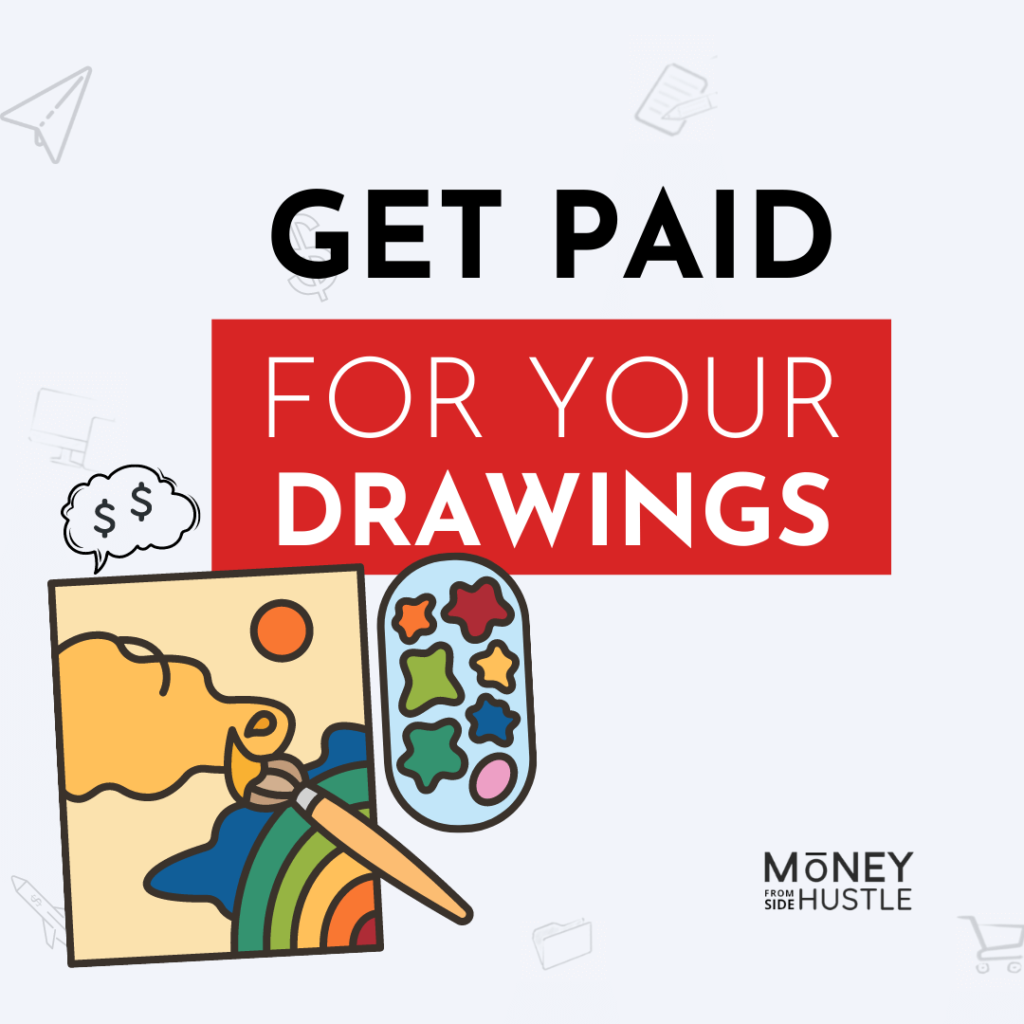 how to make money online by drawing