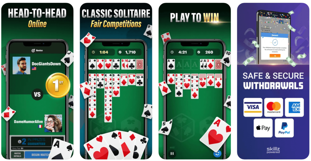 Solitaire-cube card game