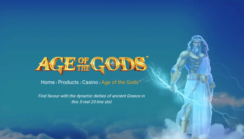 play agge of gods slot game for real money no deposit