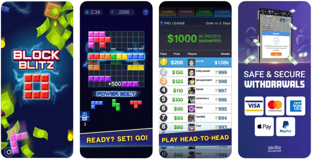 block game for cash