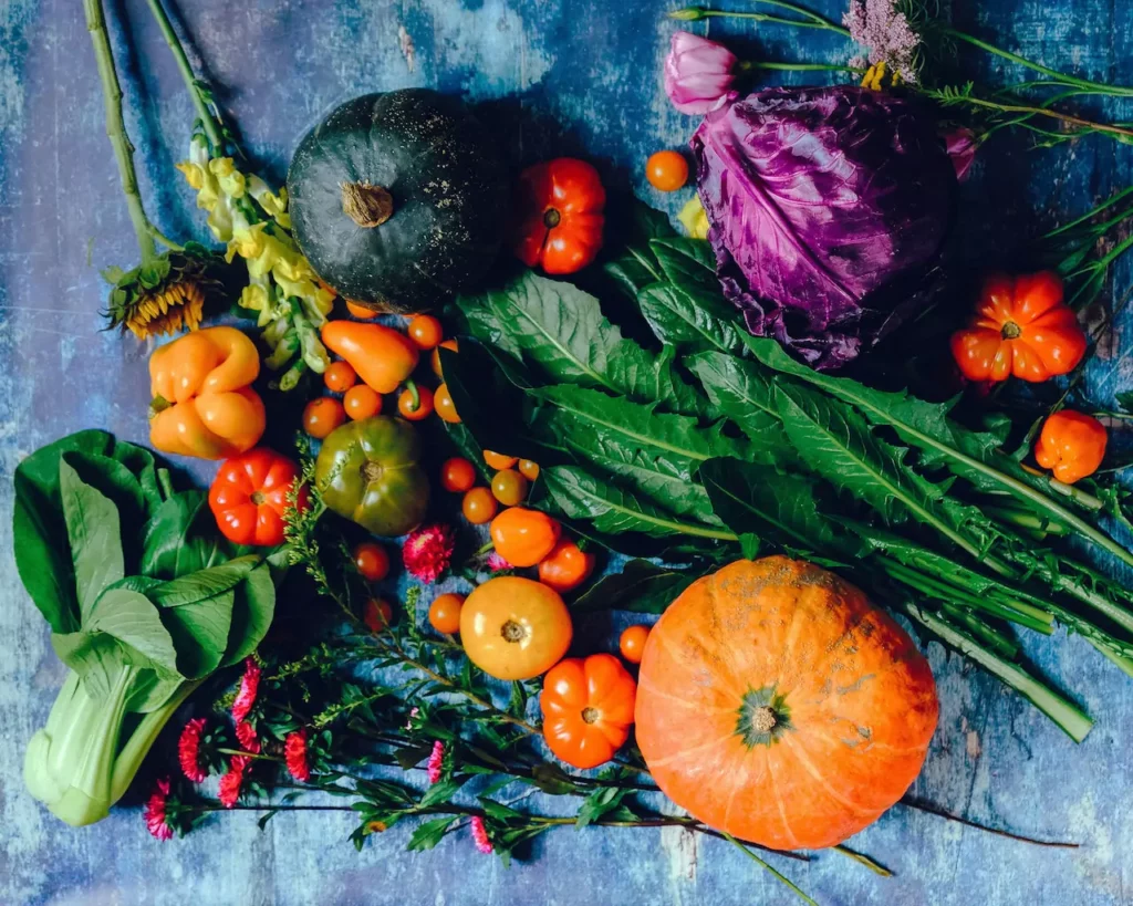 homemade garden produce