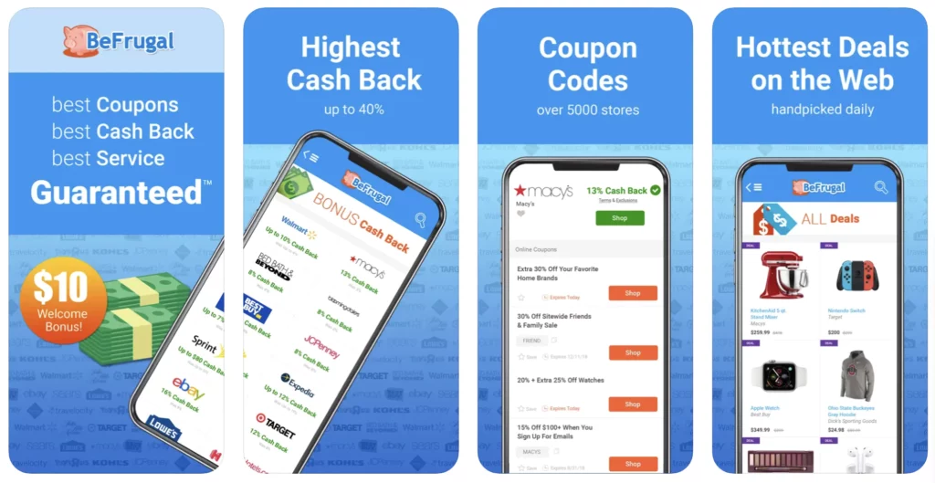 Befrugal Cashback app