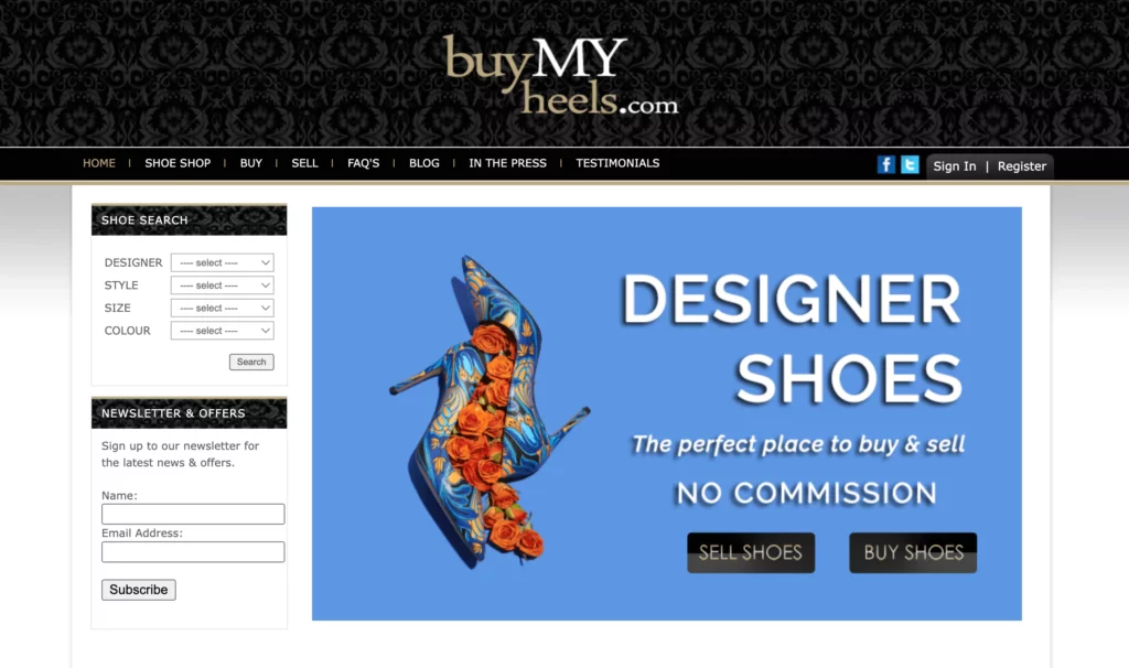 BuyMYheels for selling old shoe