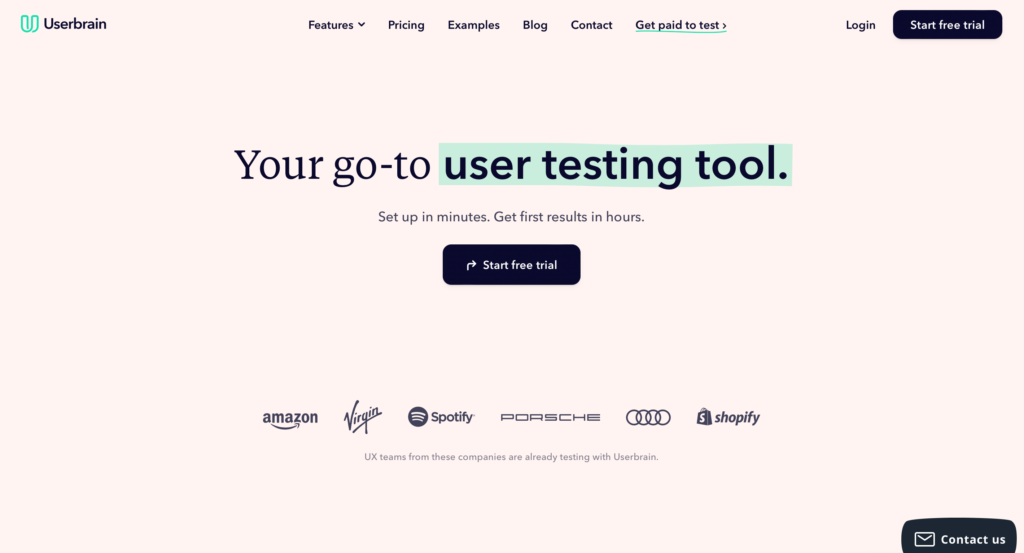 userbrain usertesting tool 