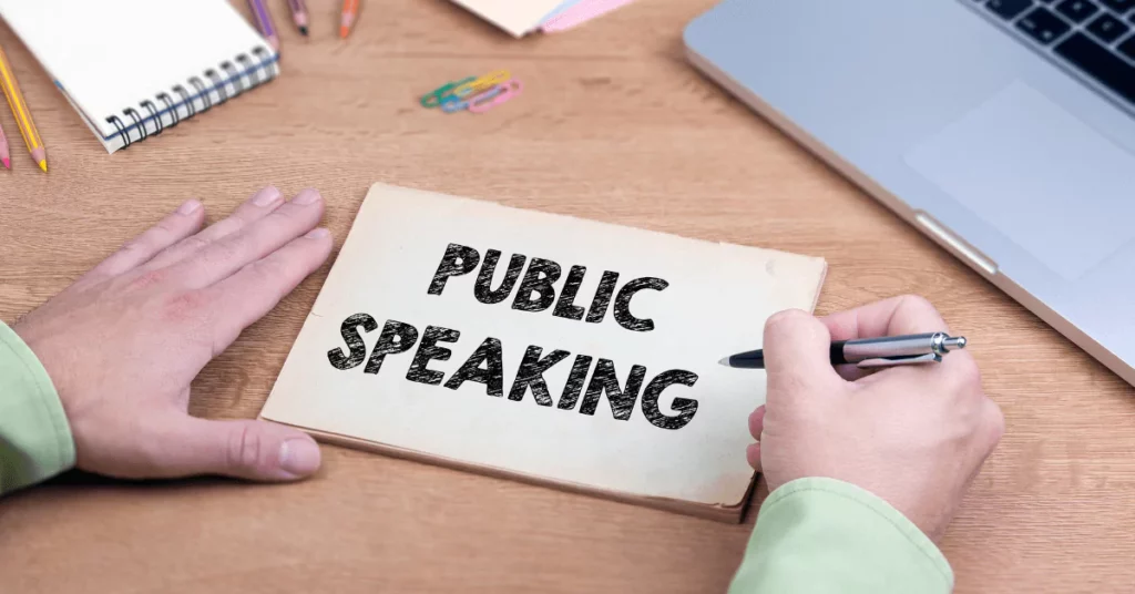 Public speaking coaching