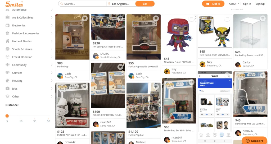 5Miles to sell Funko