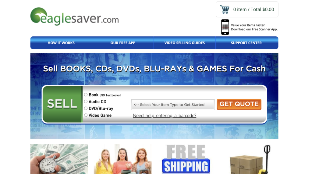 eagle saver for selling dvds