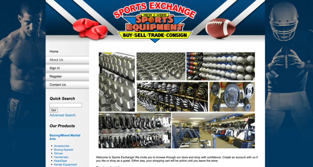 Sell your used sports equipment 