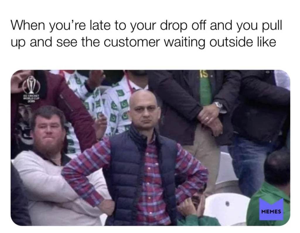 angry customer look meme
