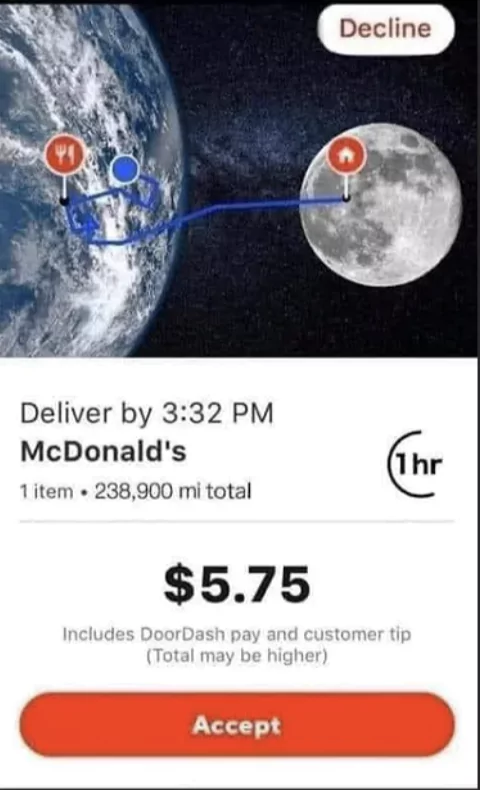 Doordash long delivery memes