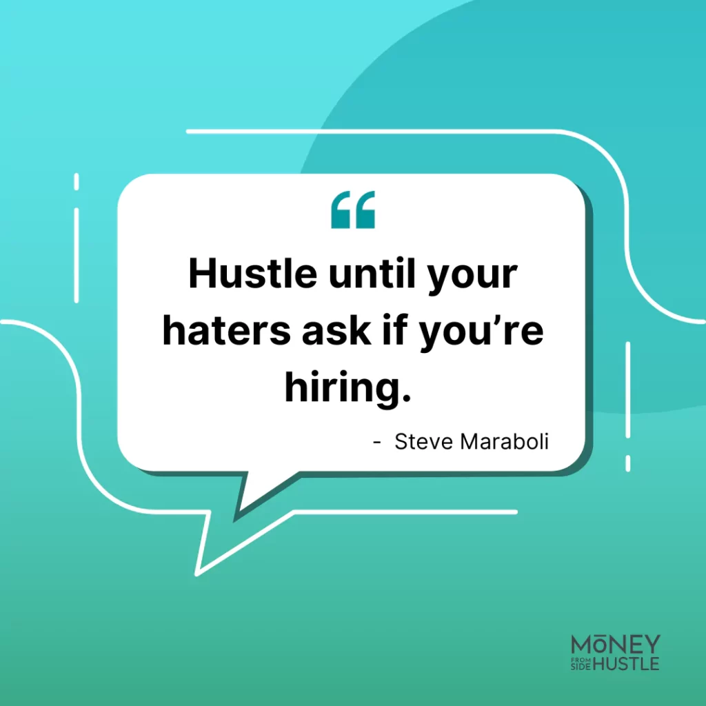 side hustle quote