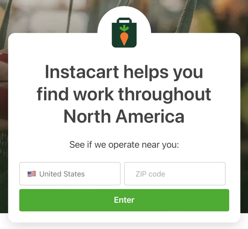 Instacart shopper