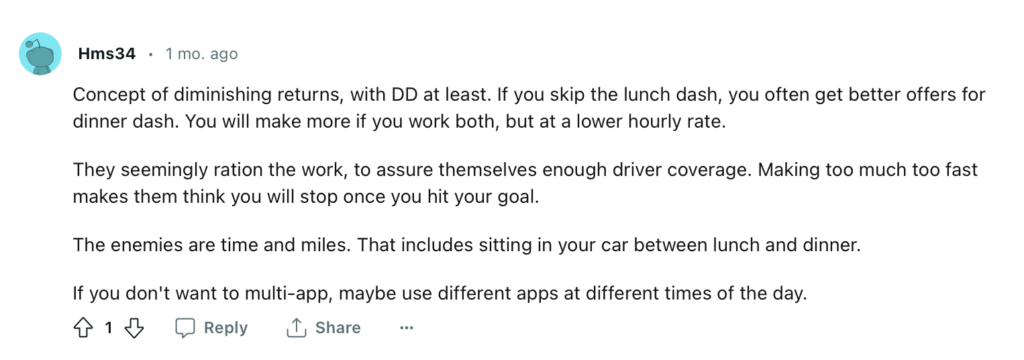 use apps at different times