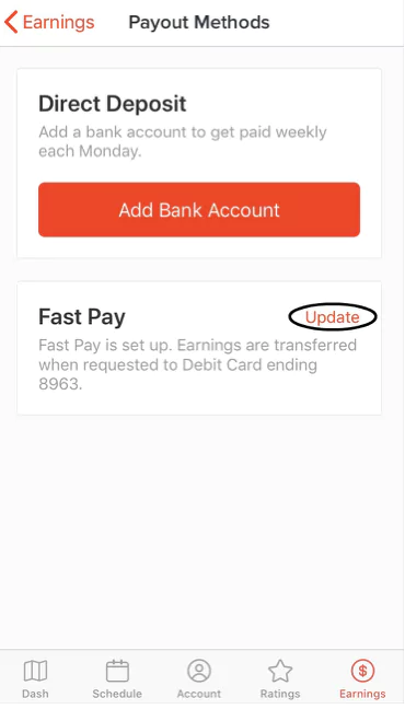 doordash fast pay update