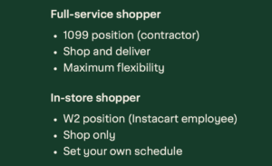 Instacart-full-service-shopper-vs-in-shop