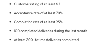 top dasher requirements