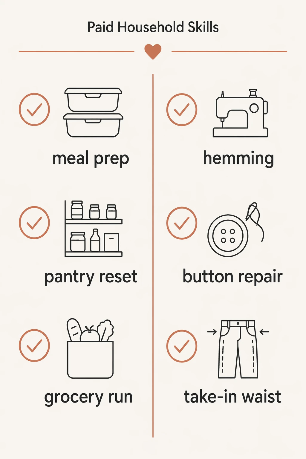 Paid Household Skills
