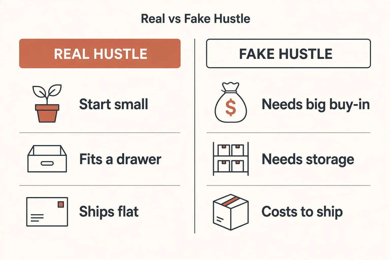 Real vs Fake Hustle
