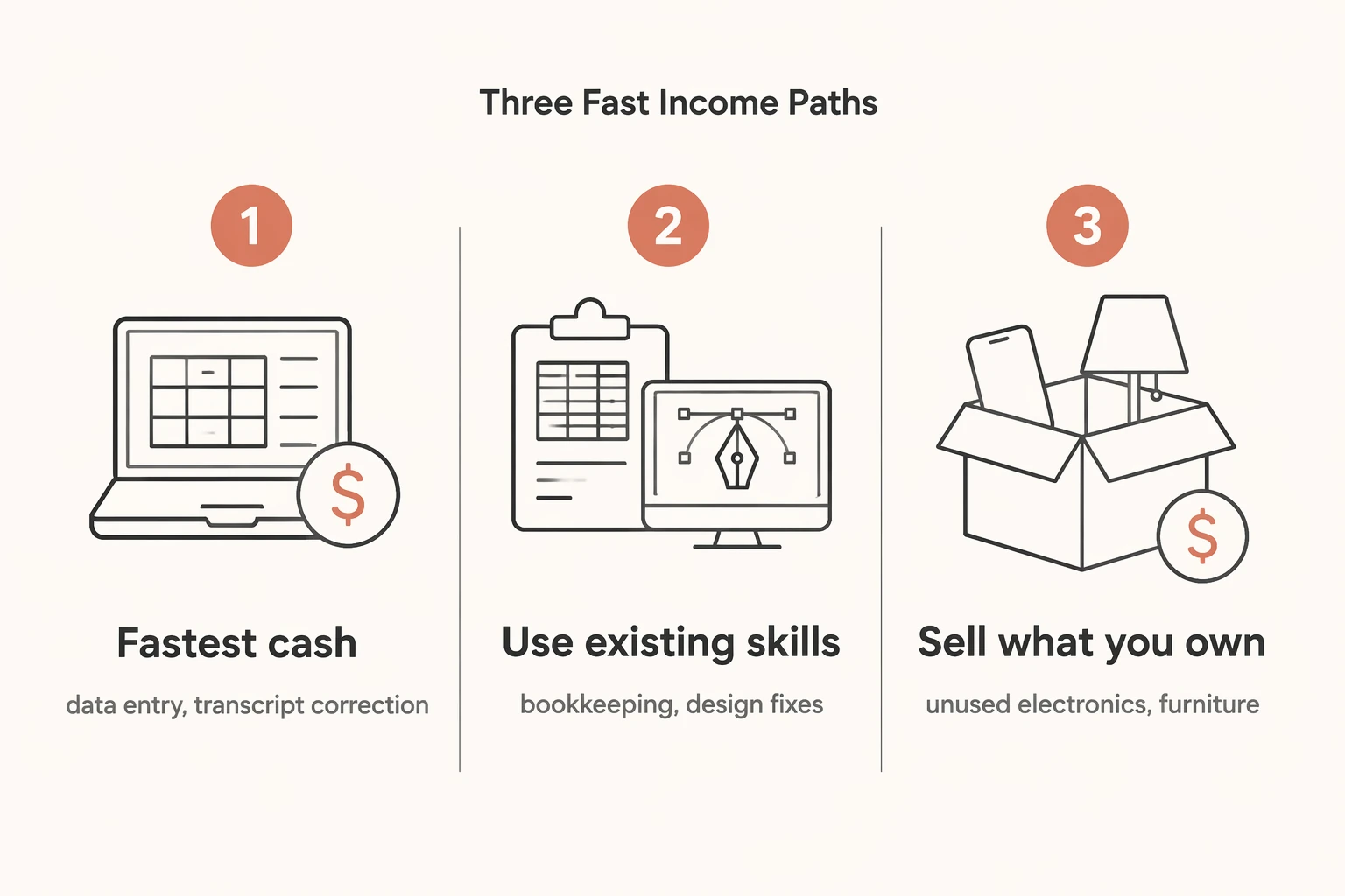 Three Fast Income Paths