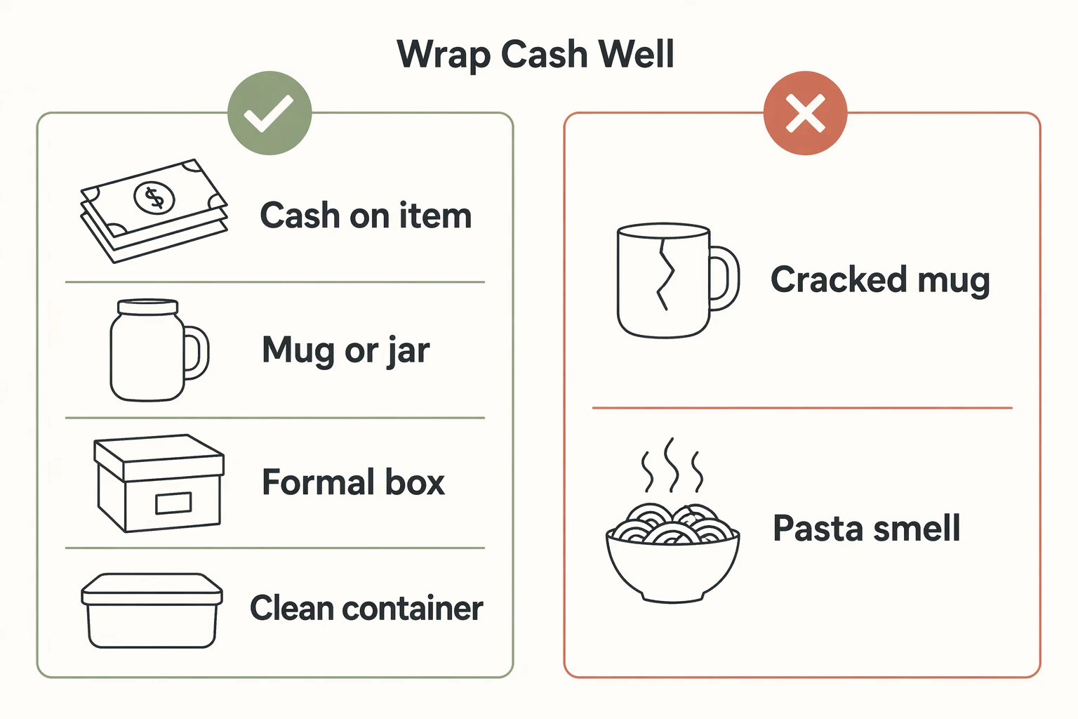 Wrap Cash Well